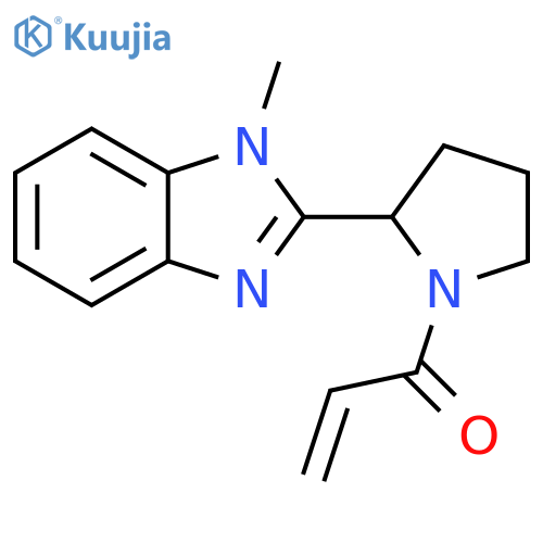 1-[2-(1-Methyl-1H-benzimidazol-2-yl)-1-pyrrolidinyl]-2-propen-1-one structure