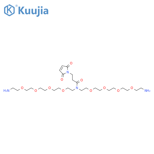 N-Mal-N-bis(PEG4-amine) TFA salt structure