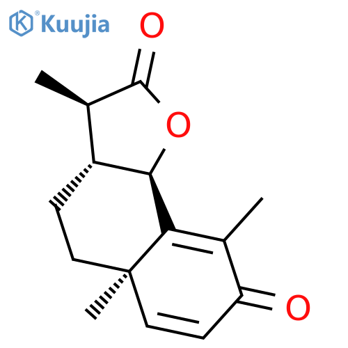 (+-)-alpha-Santonin structure