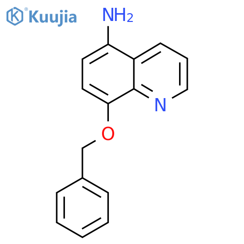 8-(Benzyloxy)quinolin-5-amine structure