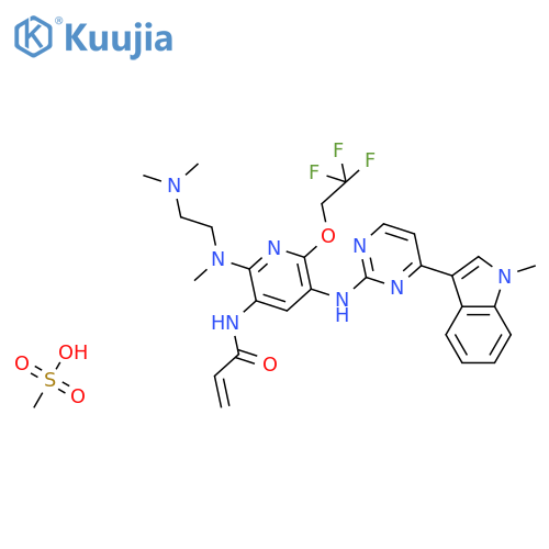 Firmonertinib mesylate structure