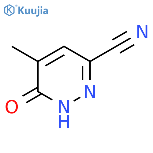 5-Methyl-6-oxo-1,6-dihydropyridazine-3-carbonitrile structure