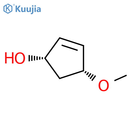 (1S,4R)-4-methoxycyclopent-2-en-1-ol structure