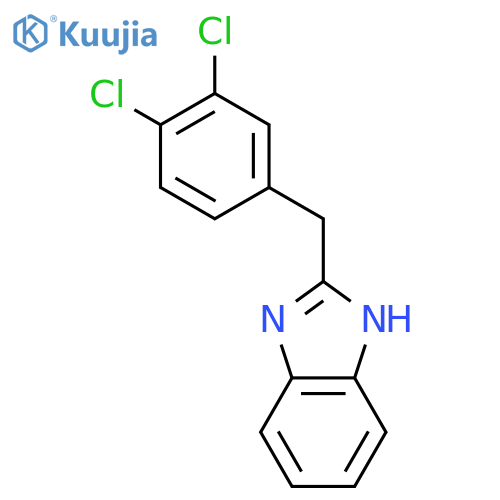 2-(3,4-Dichlorobenzyl)-1H-benzodimidazole structure