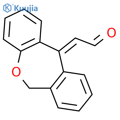 2-(Dibenzb,eoxepin-11(6H)-ylidene)acetaldehyde structure