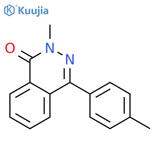 1(2H)-Phthalazinone, 2-methyl-4-(4-methylphenyl)- structure