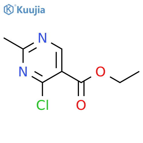 Ethyl 4-chloro-2-methylpyrimidine-5-carboxylate structure