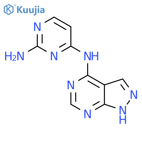 N4-(1H-Pyrazolo[3,4-D]pyrimidin-4-YL)pyrimidine-2,4-diamine structure