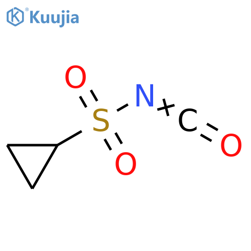 Cyclopropanesulfonyl isocyanate structure