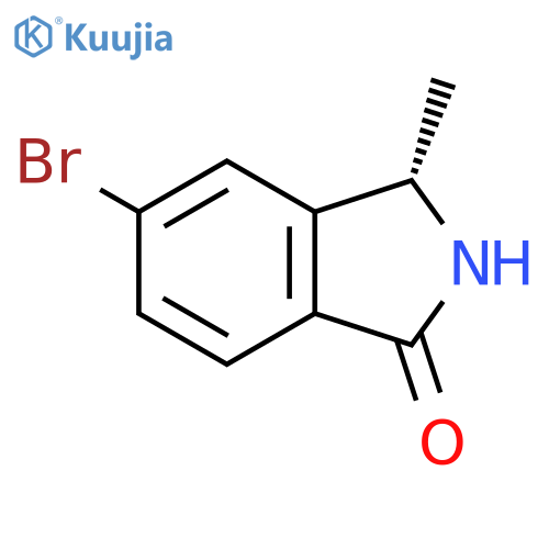 1H-Isoindol-1-one, 5-bromo-2,3-dihydro-3-methyl-, (3S)- structure