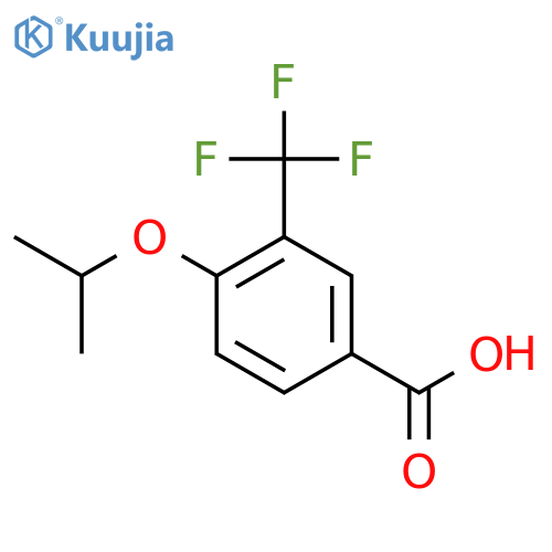 4-Isopropoxy-3-(trifluoromethyl)benzoic acid structure