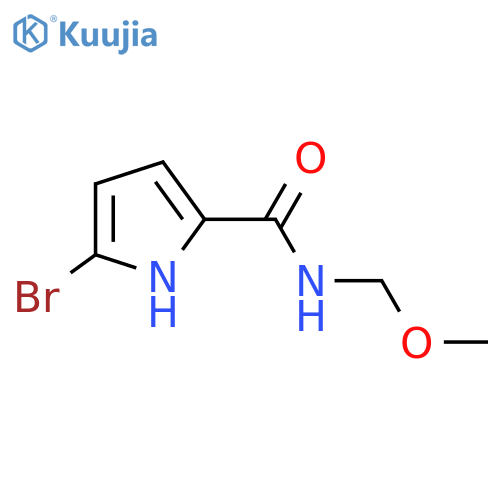 5-Bromo-1H-pyrrole-2-carboxylic acid; (Methoxymethyl)amide structure