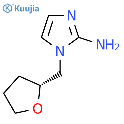 1-{(2R)-oxolan-2-ylmethyl}-1H-imidazol-2-amine structure
