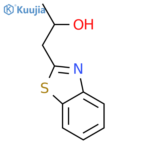 1-(1,3-benzothiazol-2-yl)propan-2-ol structure