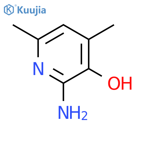 2-Amino-3-hydroxy-4,6-dimethylpyridine structure
