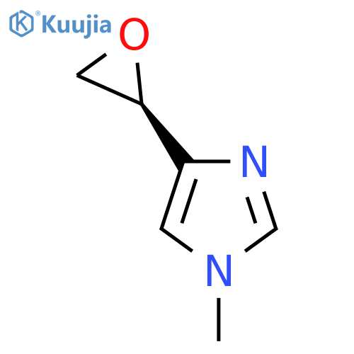 1-methyl-4-(2S)-oxiran-2-yl-1H-imidazole structure