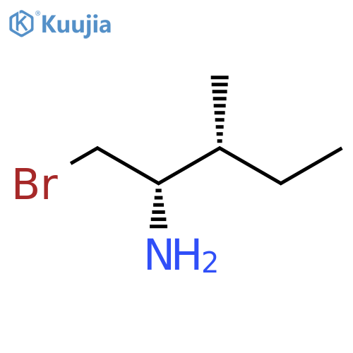2-Pentanamine, 1-bromo-3-methyl-, (2S,3R)- structure