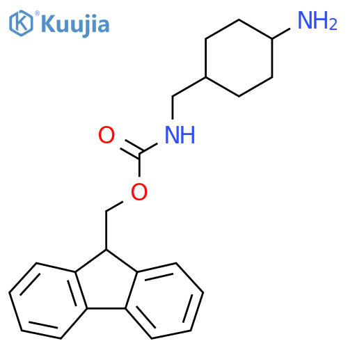 (9H-fluoren-9-yl)methyl N-{(1s,4s)-4-aminocyclohexylmethyl}carbamate structure