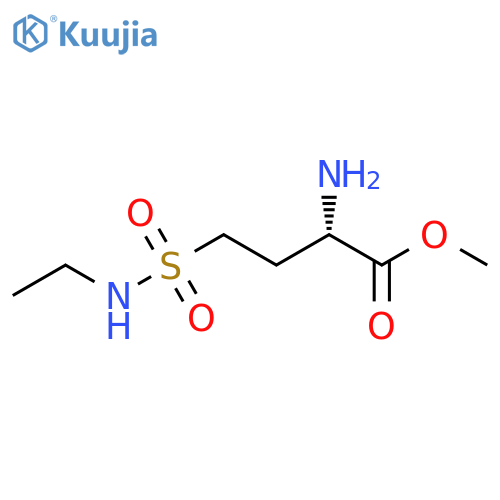 methyl (2S)-2-amino-4-(ethylsulfamoyl)butanoate structure