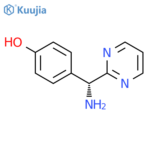 4-(R)-amino(pyrimidin-2-yl)methylphenol structure