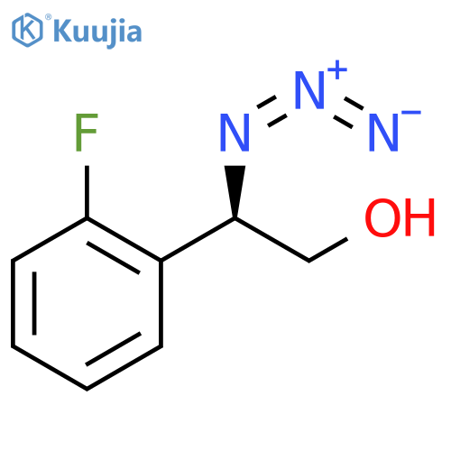 Benzeneethanol, β-azido-2-fluoro-, (βR)- structure