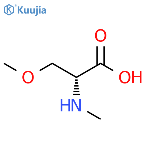 (2R)-3-methoxy-2-(methylamino)propanoic acid structure