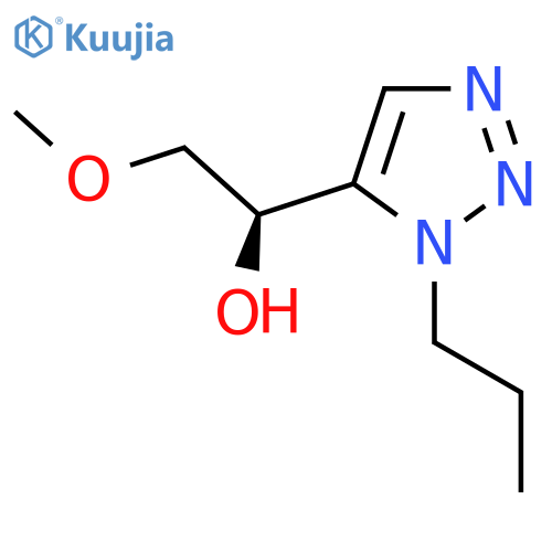 (1R)-2-methoxy-1-(1-propyl-1H-1,2,3-triazol-5-yl)ethan-1-ol structure