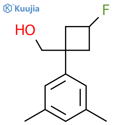 (1r,3r)-1-(3,5-dimethylphenyl)-3-fluorocyclobutylmethanol structure