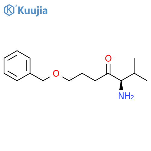 4-Heptanone, 5-amino-6-methyl-1-(phenylmethoxy)-, (5R)- structure