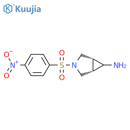 (1R,5S,6R)-3-(4-nitrobenzenesulfonyl)-3-azabicyclo3.1.0hexan-6-amine structure
