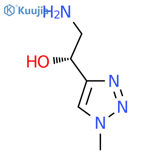 (1R)-2-amino-1-(1-methyl-1H-1,2,3-triazol-4-yl)ethan-1-ol structure