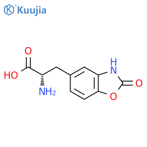 (2S)-2-amino-3-(2-oxo-2,3-dihydro-1,3-benzoxazol-5-yl)propanoic acid structure
