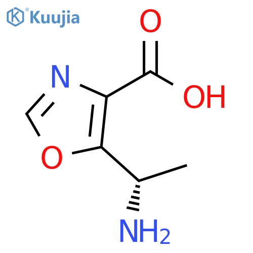4-Oxazolecarboxylic acid, 5-[(1S)-1-aminoethyl]- structure