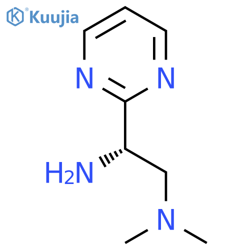 (2S)-2-amino-2-(pyrimidin-2-yl)ethyldimethylamine structure
