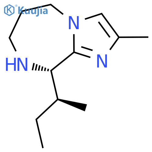 (9S)-9-[(2S)-butan-2-yl]-2-methyl-5H,6H,7H,8H,9H-imidazo[1,2-a][1,4]diazepine structure