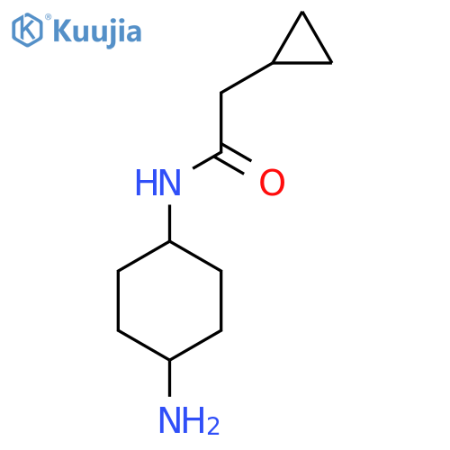 N-(4-aminocyclohexyl)-2-cyclopropylacetamide structure