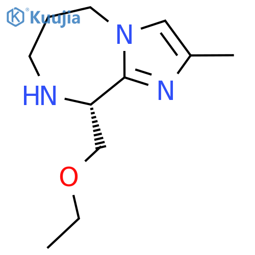 (9R)-9-(ethoxymethyl)-2-methyl-5H,6H,7H,8H,9H-imidazo[1,2-a][1,4]diazepine structure