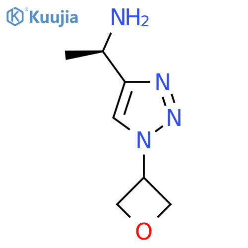 (1R)-1-[1-(oxetan-3-yl)-1H-1,2,3-triazol-4-yl]ethan-1-amine structure