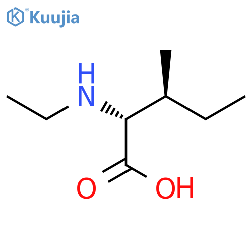 (2R,3S)-2-(ethylamino)-3-methylpentanoic acid structure
