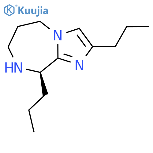 (9R)-2,9-dipropyl-5H,6H,7H,8H,9H-imidazo[1,2-a][1,4]diazepine structure