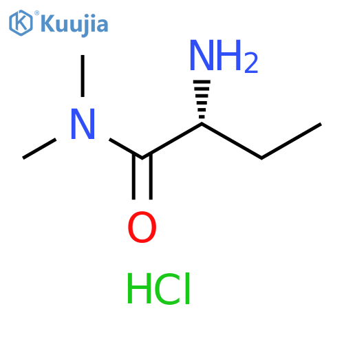 (2R)-2-amino-N,N-dimethylbutanamide hydrochloride structure