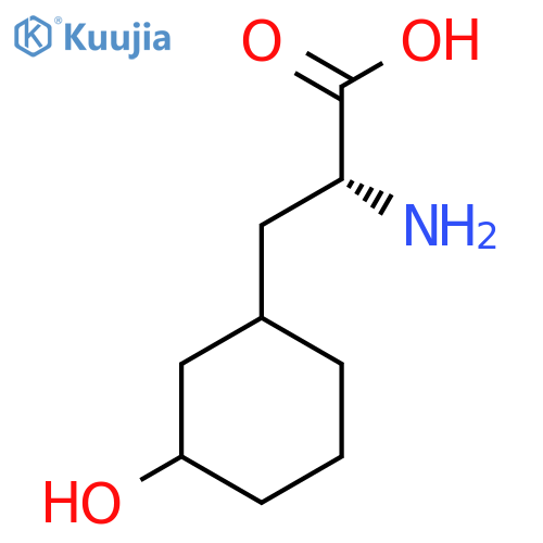 (2R)-2-amino-3-(3-hydroxycyclohexyl)propanoic acid structure
