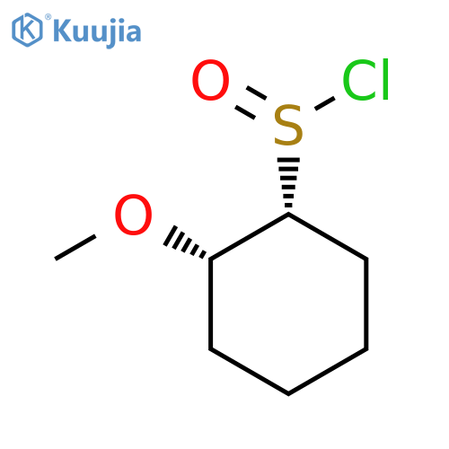 (1R,2S)-2-methoxycyclohexane-1-sulfinyl chloride structure