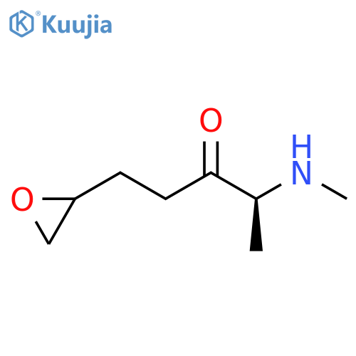 3-Pentanone, 4-(methylamino)-1-(2-oxiranyl)-, (4S)- structure
