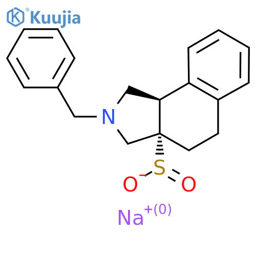 rac-sodium (3aR,9bS)-2-benzyl-1H,2H,3H,3aH,4H,5H,9bH-benzo[e]isoindole-3a-sulfinate structure