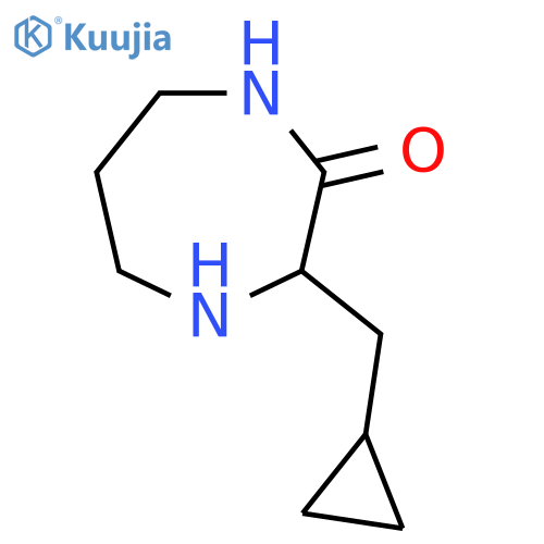 3-(Cyclopropylmethyl)-1,4-diazepan-2-one structure