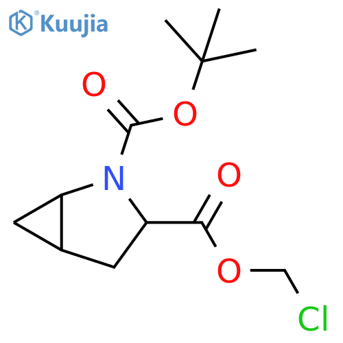 2-Azabicyclo[3.1.0]hexane-2,3-dicarboxylic acid, 3-(chloromethyl) 2-(1,1-dimethylethyl) ester structure