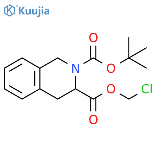 2,3(1H)-Isoquinolinedicarboxylic acid, 3,4-dihydro-, 3-(chloromethyl) 2-(1,1-dimethylethyl) ester structure