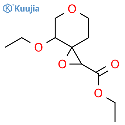 Ethyl 4-ethoxy-1,6-dioxaspiro[2.5]octane-2-carboxylate structure