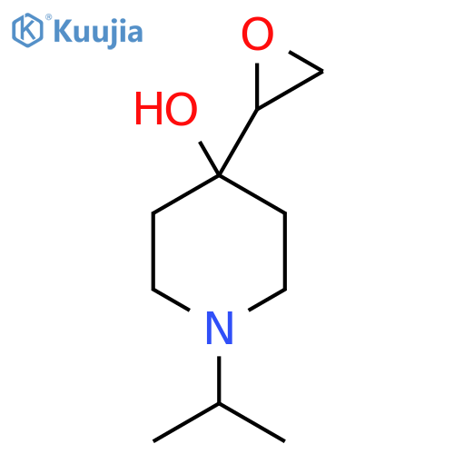 4-(Oxiran-2-yl)-1-(propan-2-yl)piperidin-4-ol structure